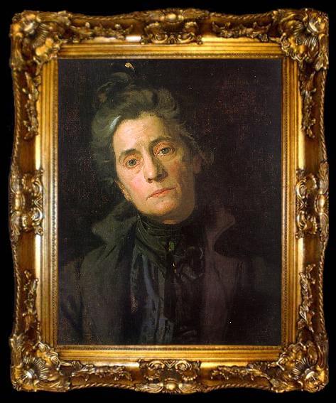 framed  Thomas Eakins Portrait of Susan Macdowell Eakins, ta009-2
